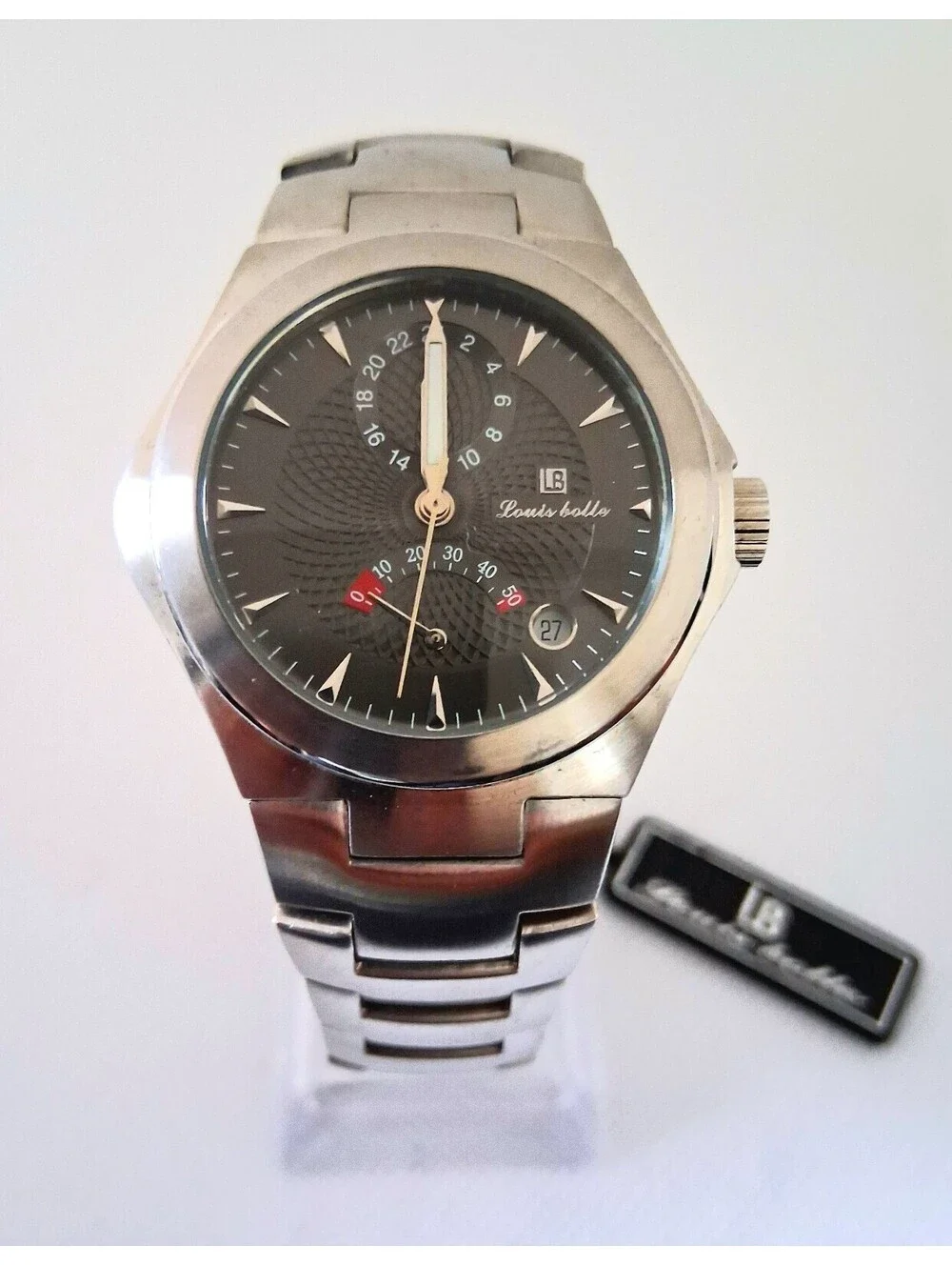 NEW IN BOX Rare Louis Bolle SS 5977-2560 Automatic Men's Swiss Watch